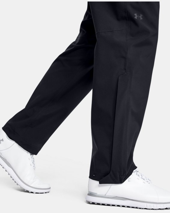Pantalon imperméable UA Golf pour femme, Black, pdpMainDesktop image number 4